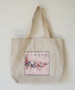燙畫、絲印帆布手提袋、